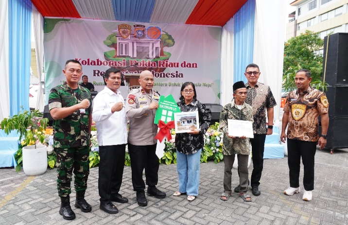 Danlanud RSN Hadiri Penutupan Pameran Perumahan Polri Polda Riau–REI 2025
