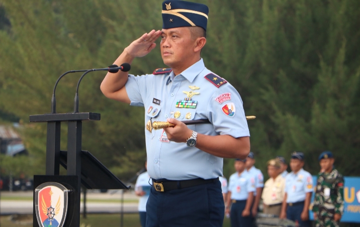 Danlanud RSN Pimpin Upacara Peringatan Hari Sumpah Pemuda ke-97
