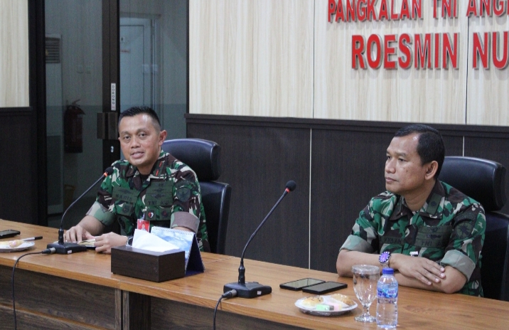 Danlanud RSN Tekankan Profesionalisme dan Peningkatan Budaya Safety (Lambangja) dalam Rapat Staf