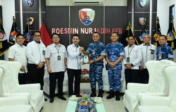 Danlanud RSN Terima Kunjungan Silaturahmi Ketua PTUN Pekanbaru