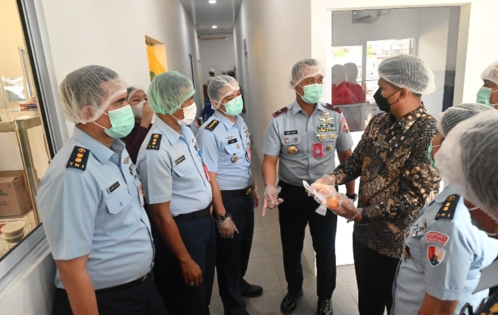Danlanud RSN Tinjau Produksi SPPG, Pastikan Layanan Gizi Tepat Mutu dan Tepat Sasaran