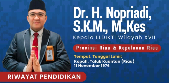 Dr. H. ,Nopriadi, SKM, M.Kes: Sosok Tepat Jadi Rektor Universitas Riau