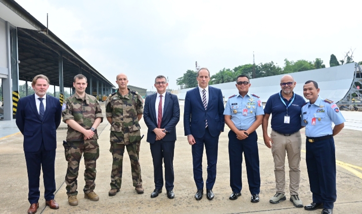 Dubes Prancis Tinjau Kesiapan Fasilitas Rafale di Lanud RSN Perkuat Kerja Sama Pertahanan RI–Prancis