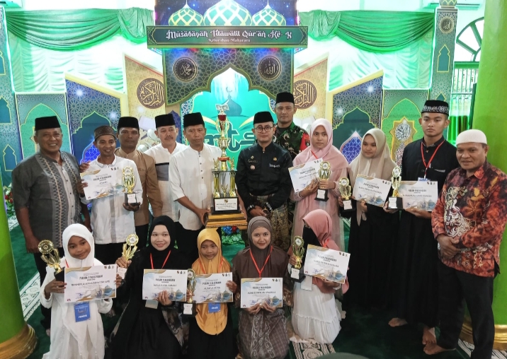 Kafilah Lanud RSN Raih Juara Umum MTQ Kelurahan Maharatu 2025