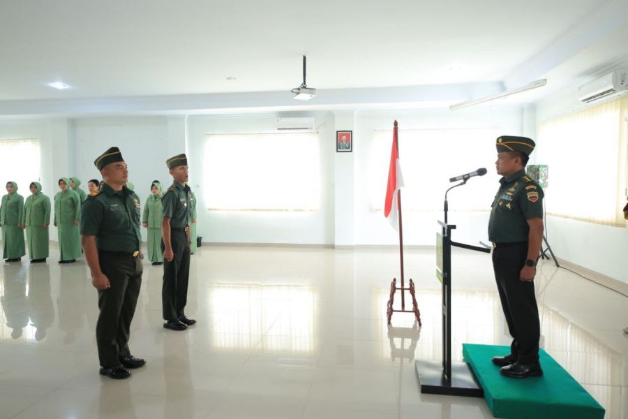 Kasdim 0301/Pbr Pimpin Korps Raport Pindah Satuan
