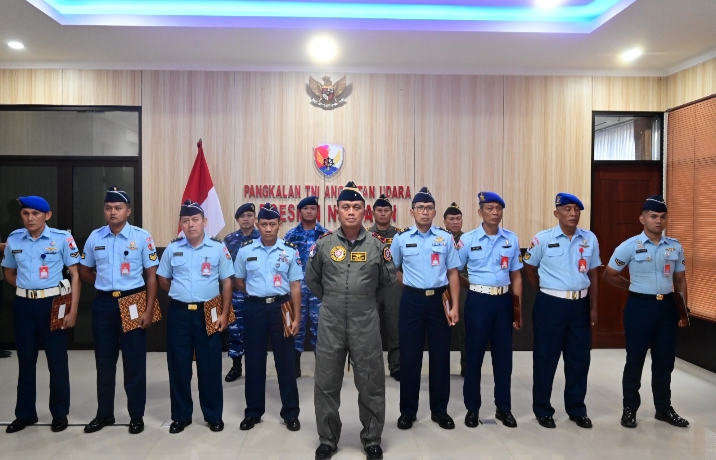 Lanud RSN Berprestasi, 11 Prajurit Terima Penghargaan dari Pangkodau I