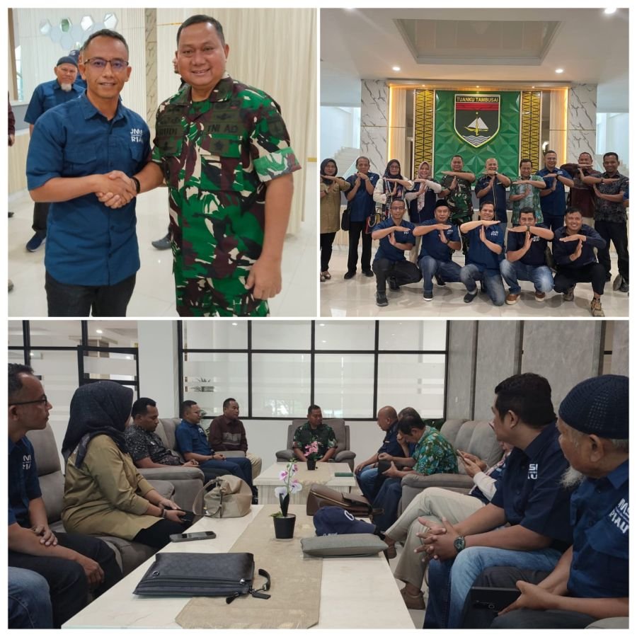 Pangdam  XIX/Tuanku Tambusai Terima Audiensi JMSI Riau, Perkuat Sinergi Publikasi