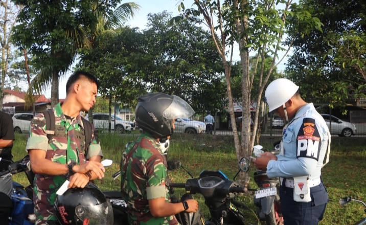 Satpom Lanud RSN Gelar Operasi Gaktib dan Yustisi “Waspada Wira Garuda”,Perkuat Disiplin Prajurit